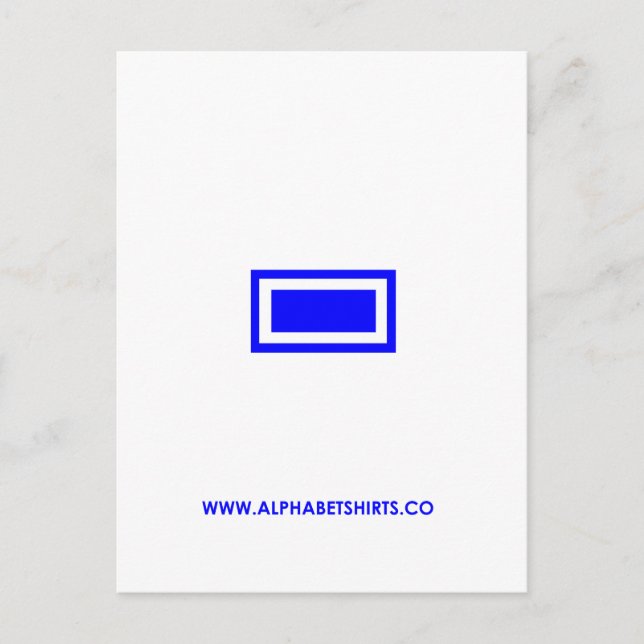 Postal Rociada azul (Anverso)