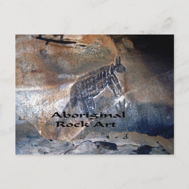 Postal Rock aborigen (Anverso)