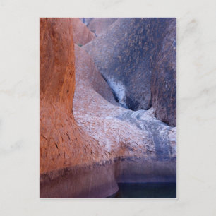 Postal Rock Ayers, Parque Nacional Uluru, desierto de Aus