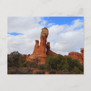 Postal Rock balanceado, Parque Nacional Arches, Utah, Pos