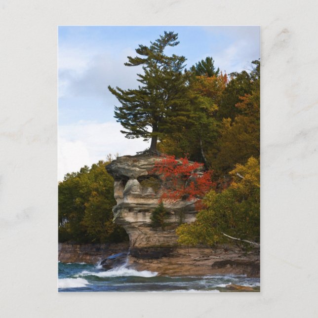 Postal Rock Chapel En Otoño (Anverso)