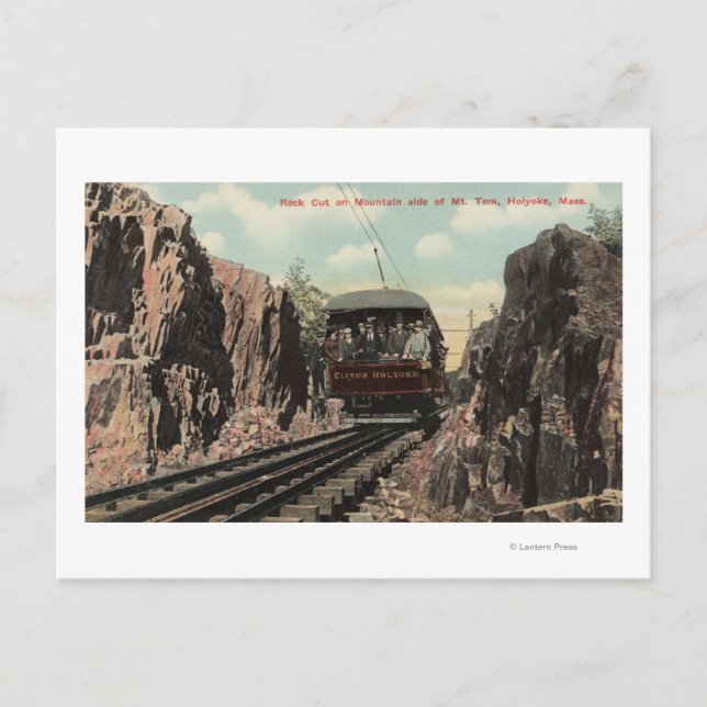 Postal Rock Cut en el monte Tom (Anverso)