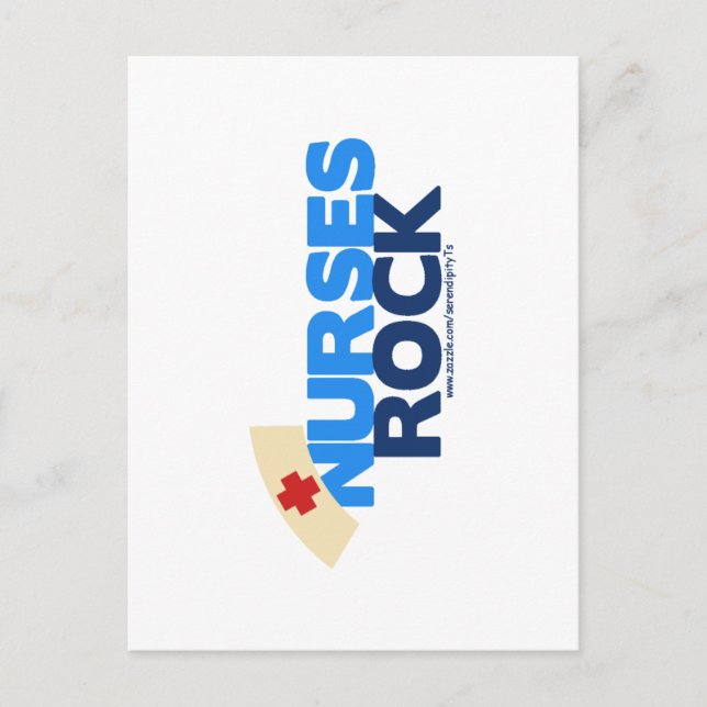 Postal Rock de enfermeras (Anverso)