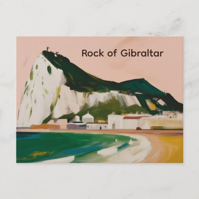 Postal Rock de Gibraltar (Anverso)