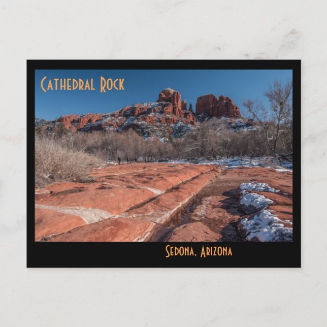 Postal Rock de la catedral - Sedona, Arizona (Anverso)