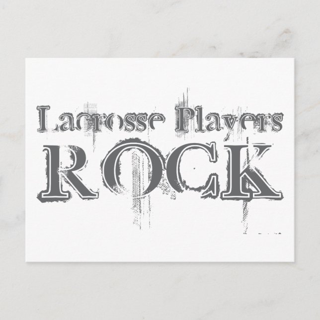 Postal Rock De Lacrosse (Anverso)