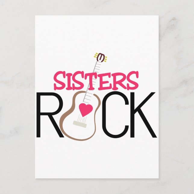 Postal Rock de las hermanas (Anverso)