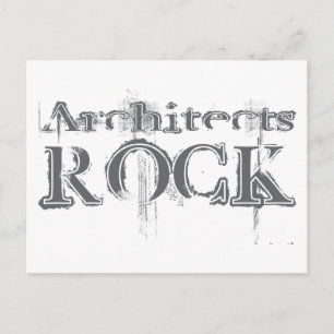 Postal Rock de los arquitectos