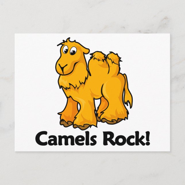 Postal ¡Rock de los camellos! (Anverso)
