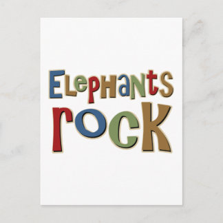 Postal Rock de los elefantes