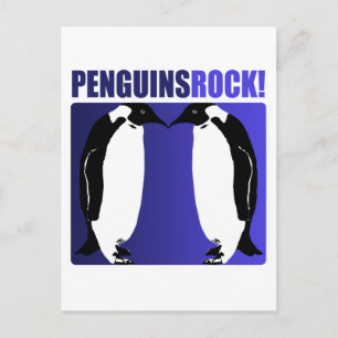 Postal ¡Rock de los pingüinos!
