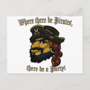 Postal ¡Rock de los piratas!