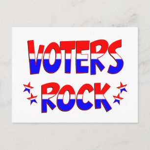 Postal Rock de los votantes