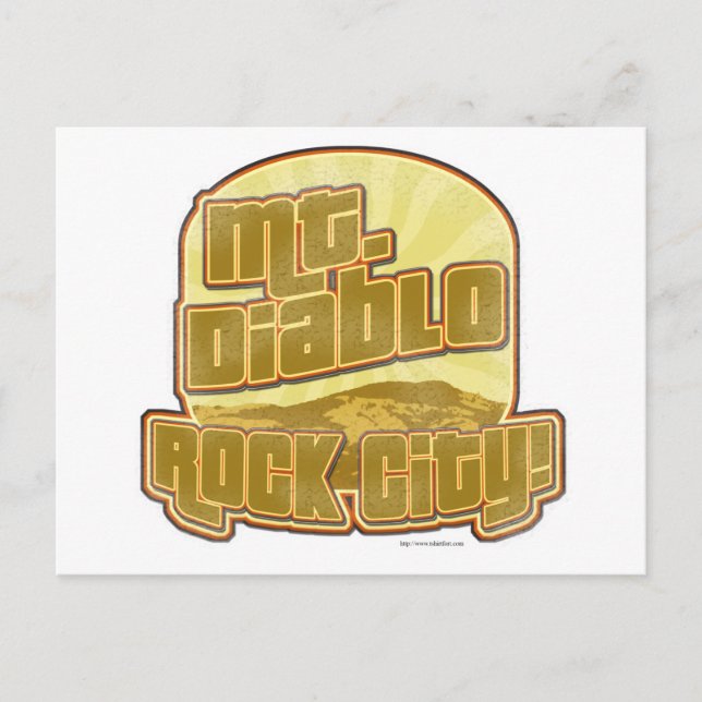 Postal Rock de Mt. Diablo (Anverso)
