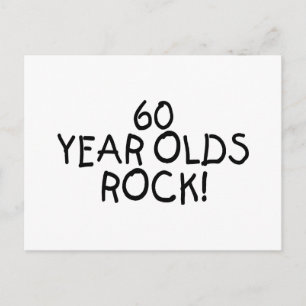 Postal Rock de niños de 60 años