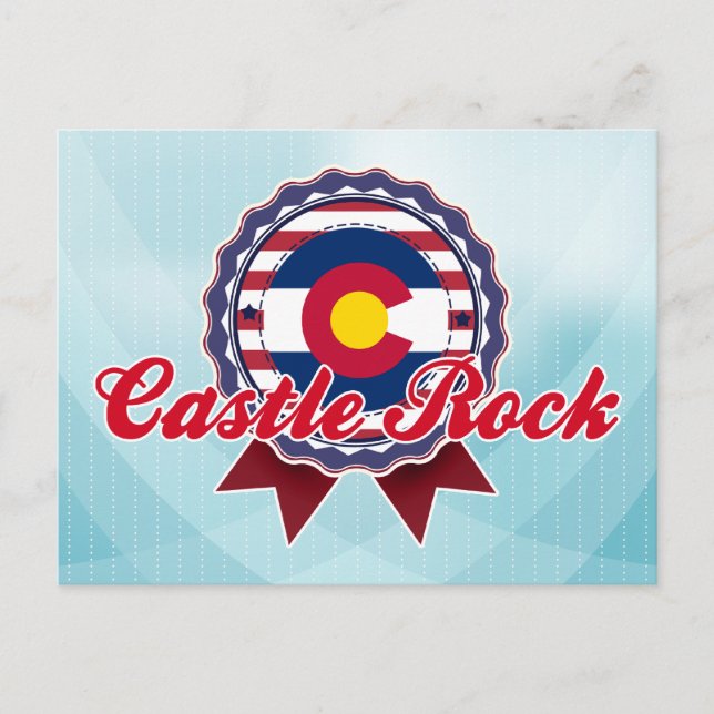 Postal Rock del castillo, CO (Anverso)