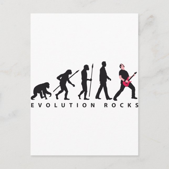 Postal rock e-guitar evolutivo (Anverso)