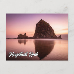 Postal Rock Haystack, Costa De Oregón, EEUU