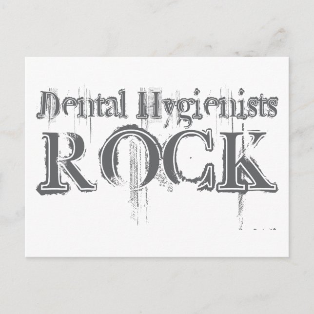 Postal Rock higienista dental (Anverso)