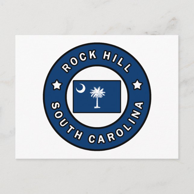 Postal Rock Hill Carolina del Sur (Anverso)