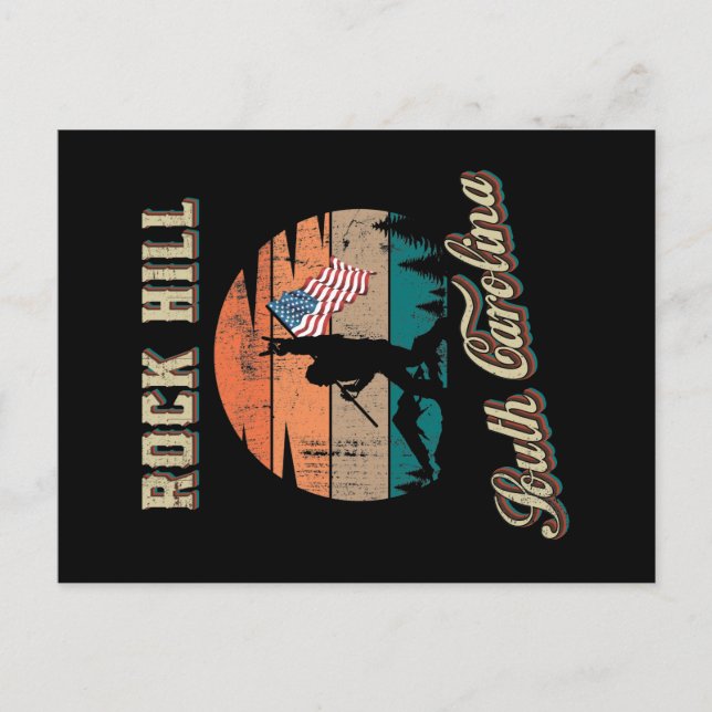 Postal Rock Hill Carolina del Sur (Anverso)