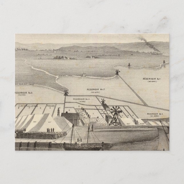 Postal Rock Island Salt Works (Anverso)