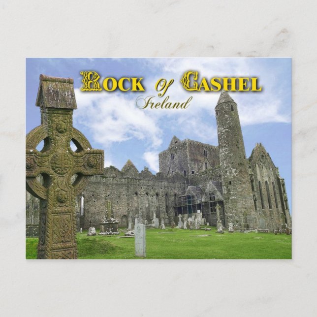Postal Rock of Cashel, Irlanda (Anverso)