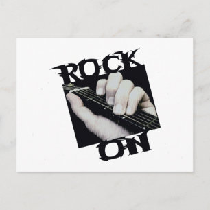 Postal Rock On Guitar Player