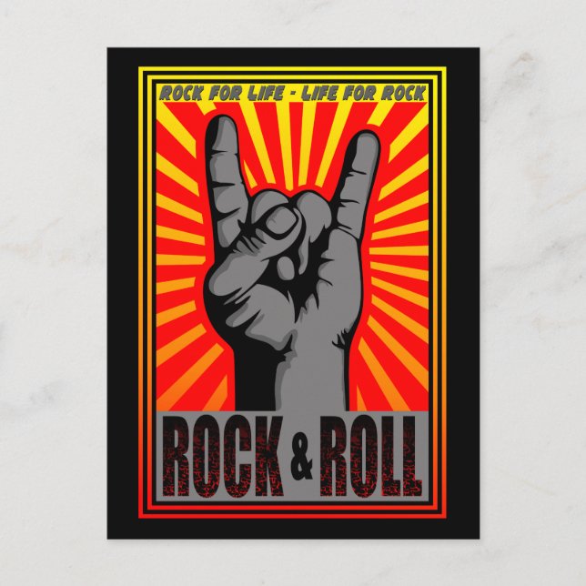 Postal Rock & Roll (Anverso)