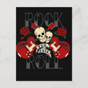 Postal ¡Rock & Roll para siempre! -Postal
