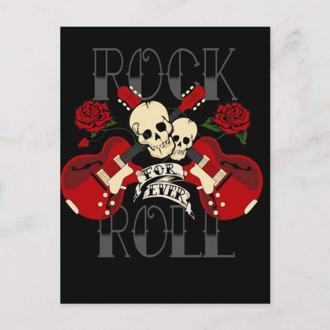 Postal ¡Rock & Roll para siempre! -Postal (Anverso)