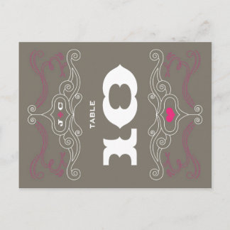 Postal Rock rosa y gris 'n' Roll Music Boda