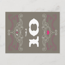 Postal Rock rosa y gris 'n' Roll Music Boda