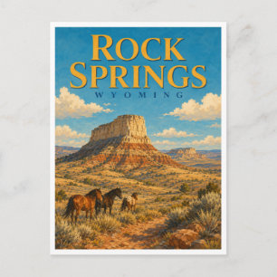 Postal Rock Springs Wyoming Pilot Butte GeoSaga