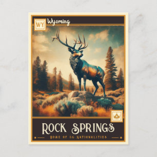 Postal Rock Springs, Wyoming   Vintage