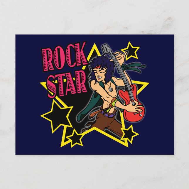 POSTAL ROCK STAR (Anverso)