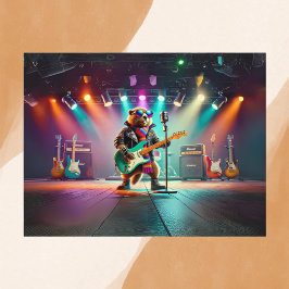 Postal Rock Star Groundhog