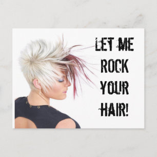 Postal ¡¡¡ROCK tu pelo!!!