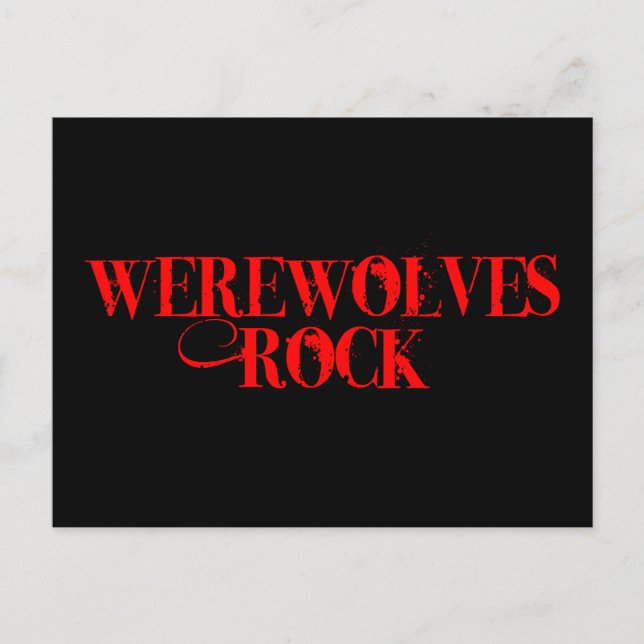 Postal Rock Werewolves (Anverso)
