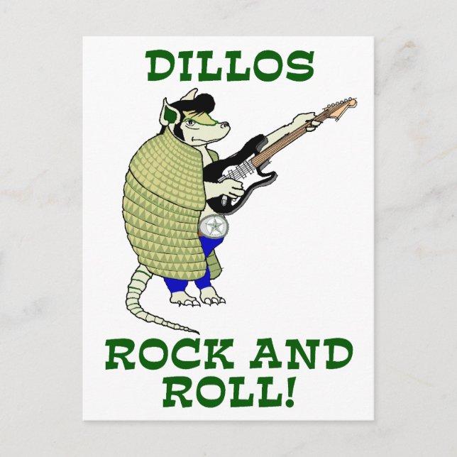 Postal Rock y Rollo Dillos (Anverso)