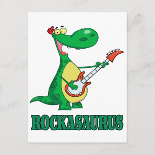 Postal rockasaurus rock n roll dino dinosaur.ai