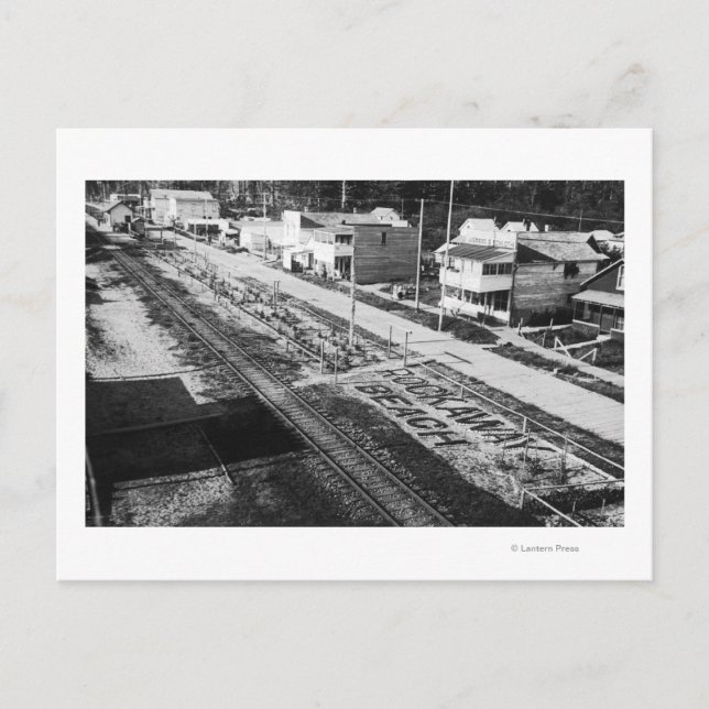 Postal Rockaway, Oregon Beach y Main Street Photograap (Anverso)