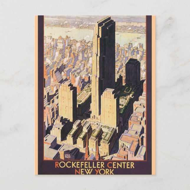 Postal Rockefeller Center New York (Anverso)