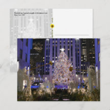 Rockefeller Center's Ángeles y árbol de Navidad -