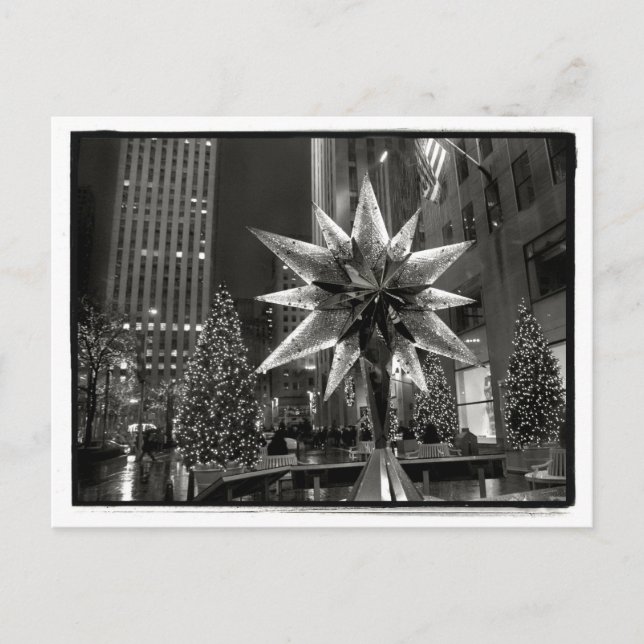 Postal Rockefeller Plaza Crystal Star (Anverso)