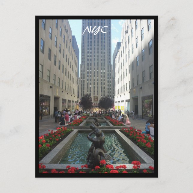 Postal rockefeller walk nyc (Anverso)