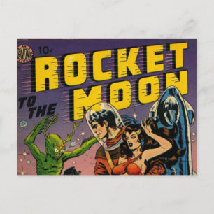 Postal Rocket to the Moon Comic