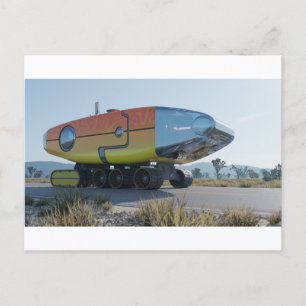 Postal RocketLodge 3D Desert Road - Postcard
