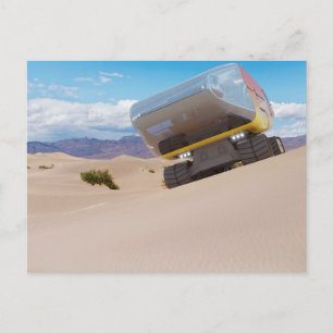 Postal RocketLodge Desert seco 3D - Postcard