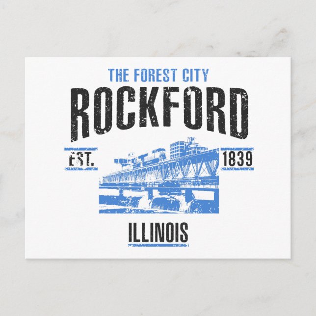 Postal Rockford (Anverso)
